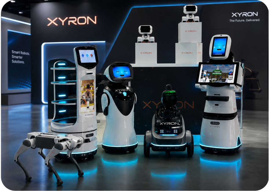 Linha completa de robôs Xyron | Smart Control Brasil