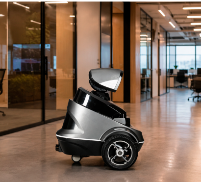 Robô Orbit realizando inspeção autônoma