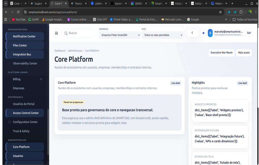 Portal web empresarial