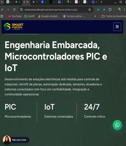 Site institucional desenvolvido sob medida